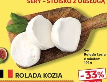 ser rolada kozia z miodem