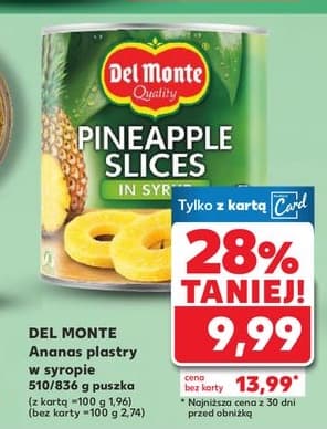 ananas plastry w syropie