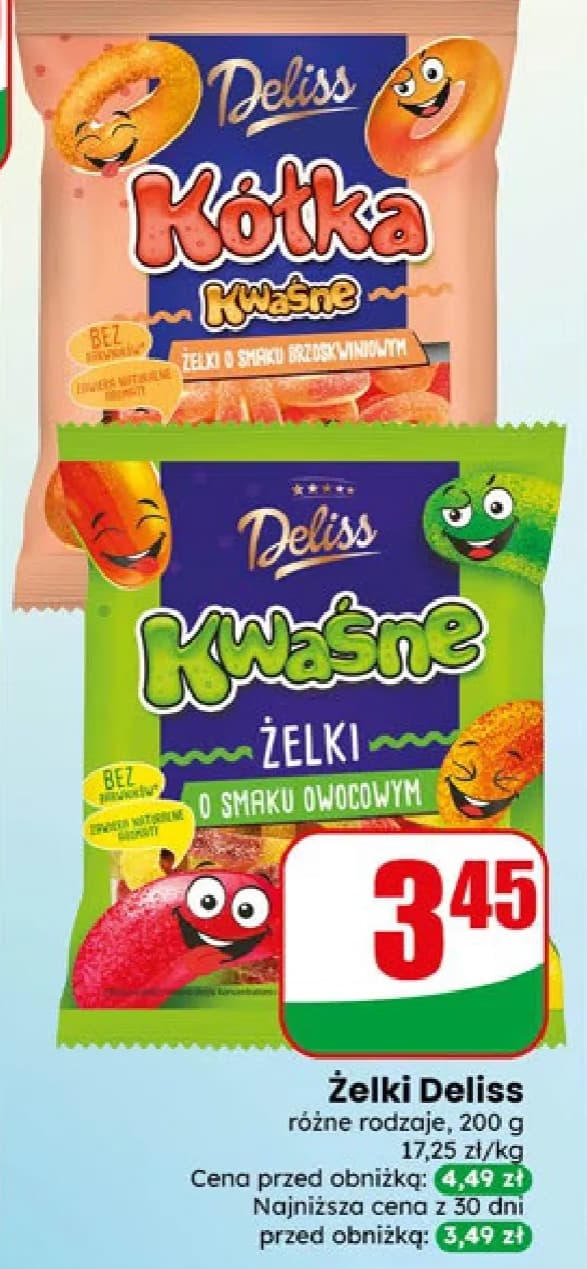 żelki kwaśne