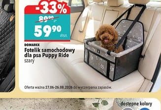 fotelik samochodowy dla psa Puppy Ride