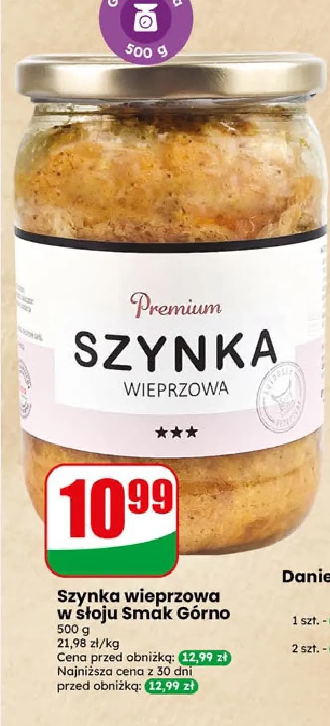 szynka wieprzowa w słoju