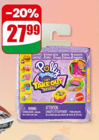 Polly Pocket tiny take out reveal