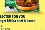 burger kibica beef & bacon