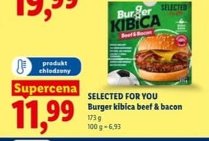 burger kibica beef & bacon