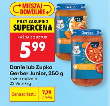 danie lub zupka dla dzieci