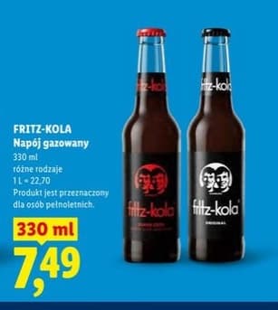 napój gazowany