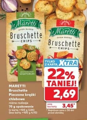 pieczone krążki chlebowe