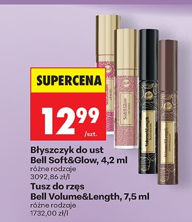 błyszczyk do ust bell soft&glow