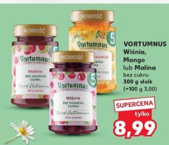 dżem bez cukru wiśniowy/mango/malinowy