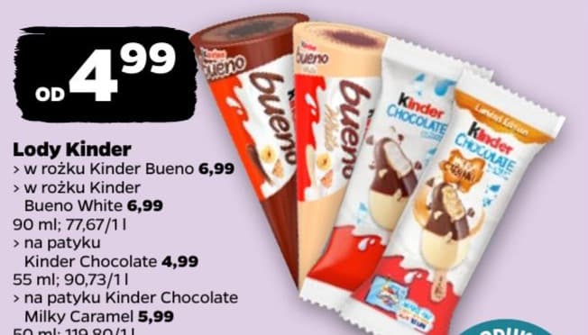 lody na patyku
