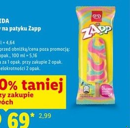 lody na patyku Zapp