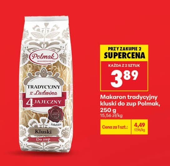 makaron tradycyjny kluski do zup
