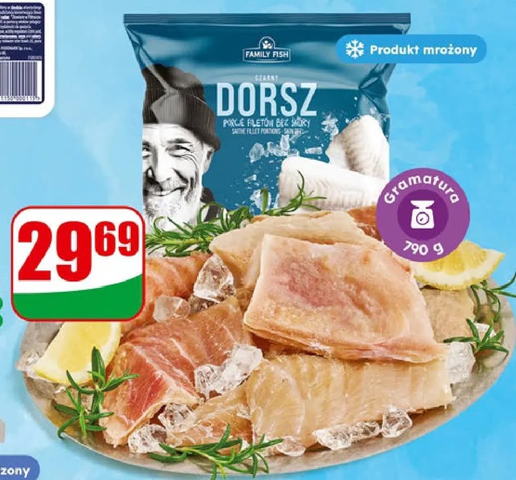 dorsz czarny filet
