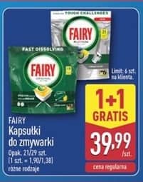 Fairy kapsułki do zmywarki 21/29szt.