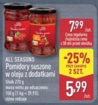 pomidory suszone w oleju z dodatkami