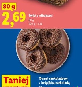 donut czekoladowy z belgijską czekoladą