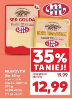 ser żółty w plastrach