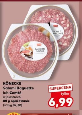 salami baguette lub comté