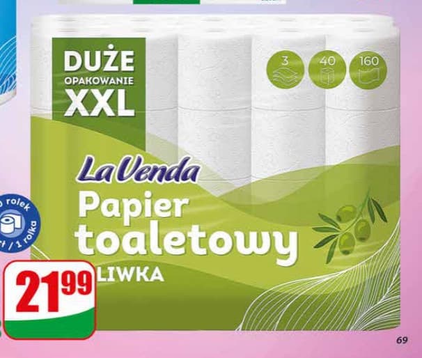 papier toaletowy oliwkowy