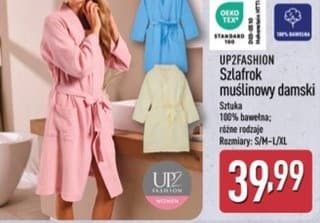 szlafrok muślinowy damski