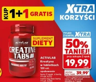 kreatyna w tabletkach