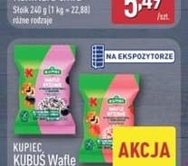 wafle w polewie jogurtowej