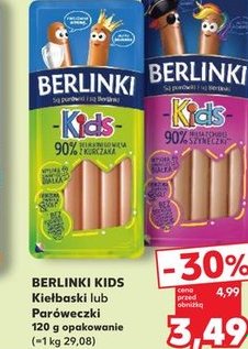 kiełbaski lub paróweczki