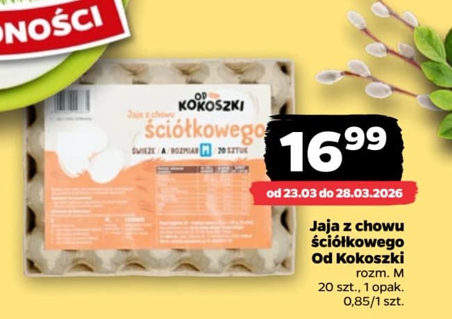 jaja z chowu ściółkowego