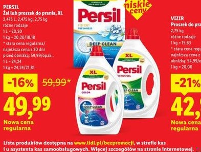 żel do prania lub proszek do prania
