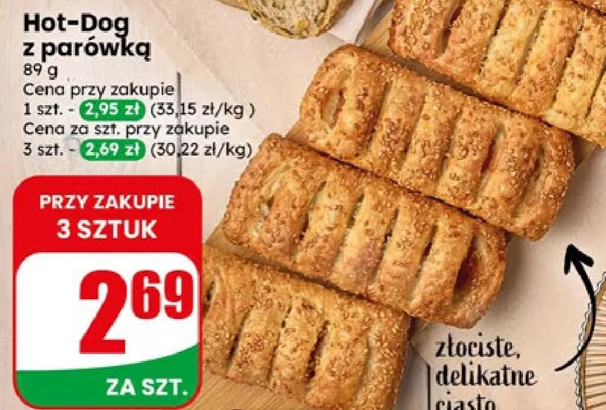 hot-dog z parówką