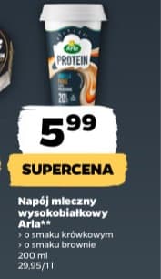 napój mleczny wysokobiałkowy