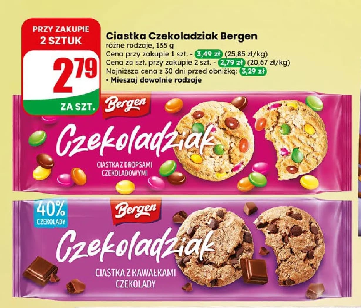 ciastka czekoladziak