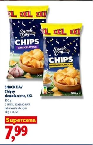 chipsy ziemniaczane XXL