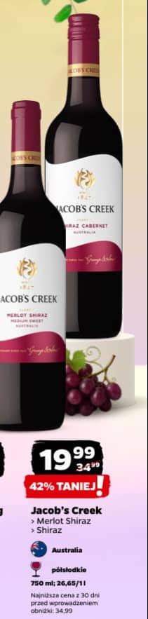 Jacob's Creek wino czerwone 750ml