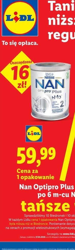 mleko następne Nan Optipro Plus 2