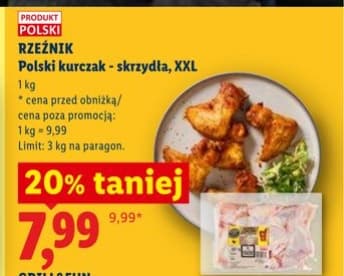 Polski kurczak – skrzydła, XXL