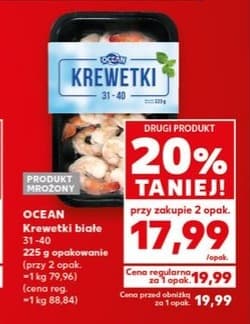 krewetki białe 31-40