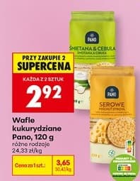 wafle kukurydziane serowe