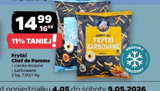 frytki karbowane