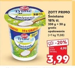śmietana 18% tł.