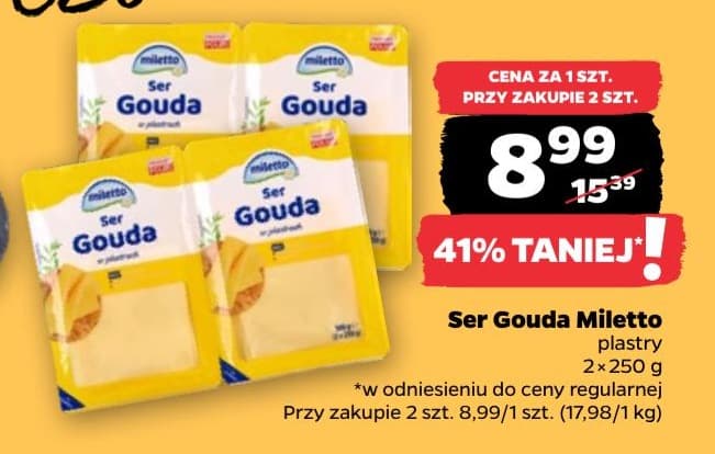 ser gouda w plastrach