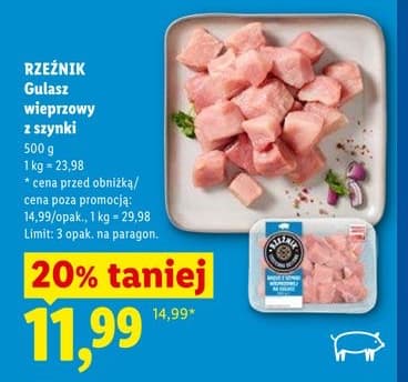 gulasz wieprzowy z szynki