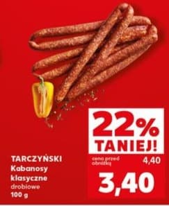 kabanosy klasyczne drobiowe