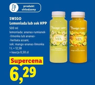 lemoniada lub sok hpp