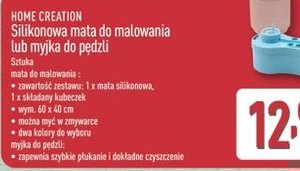 Silikonowa mata do malowania lub myjka do pędzli