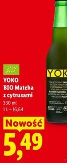 bio matcha z cytrusami