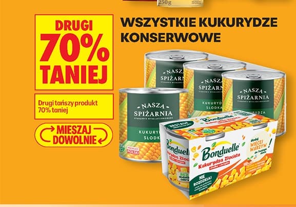 wszystkie kukurydze konserwowe