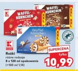 rożki waflowe