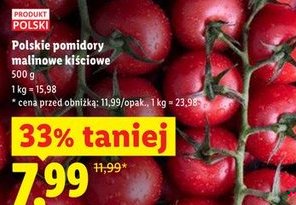 pomidory malinowe kiściowe