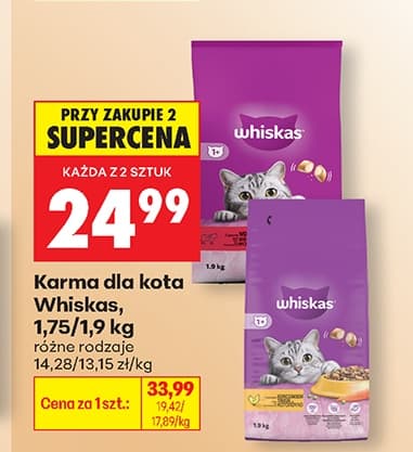 karma dla kota whiskas